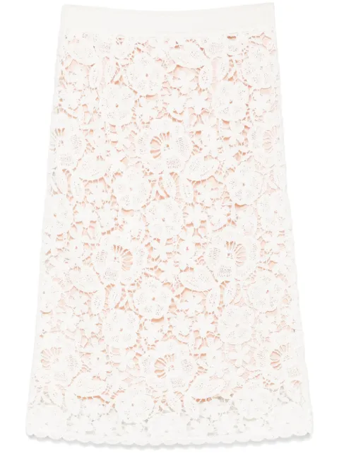 P.A.R.O.S.H. Copper midi skirt 
