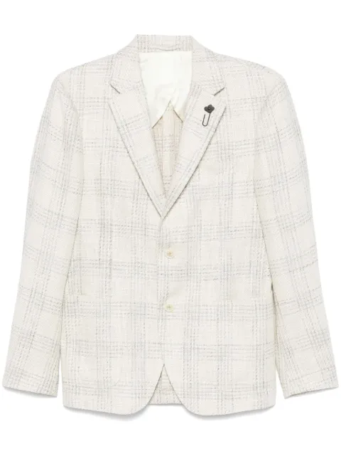 Lardini checked blazer