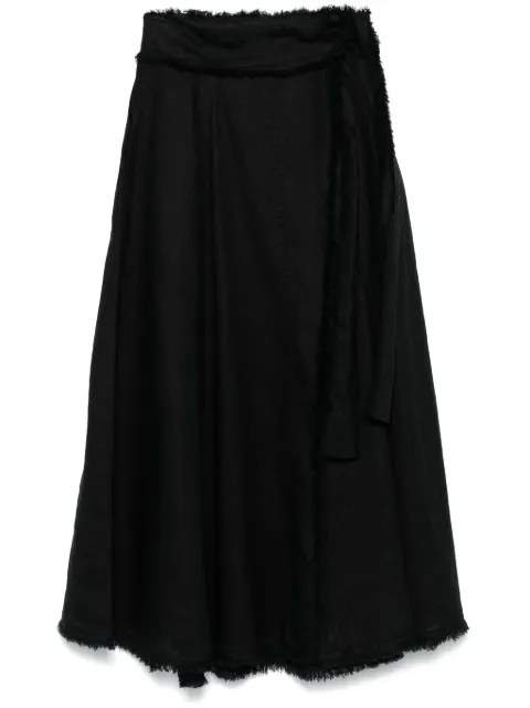 P.A.R.O.S.H. falda midi de lino