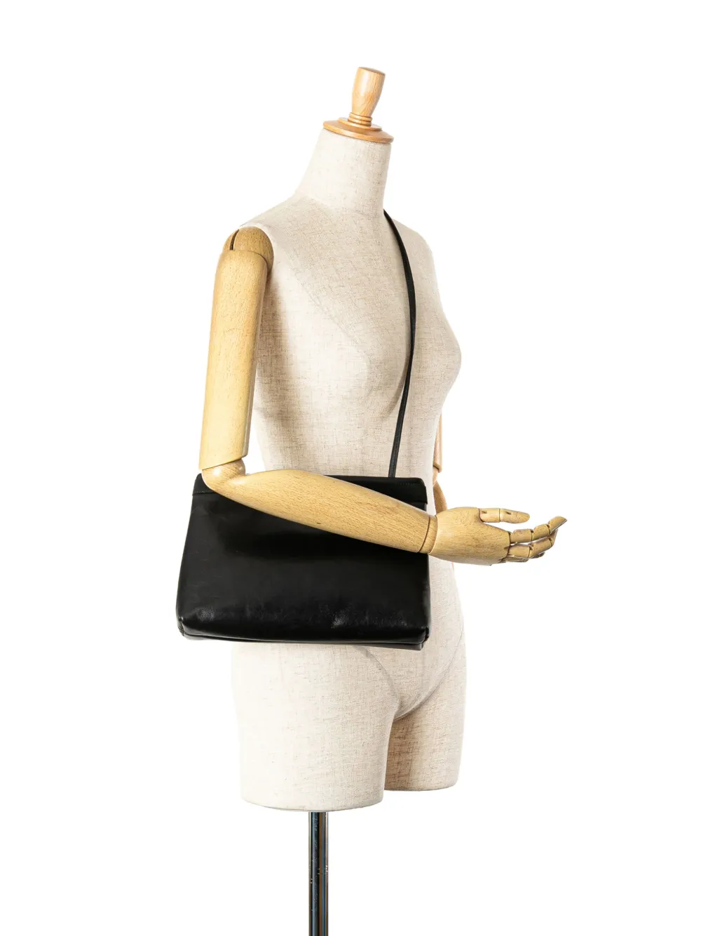 Ferragamo Pre-Owned 2000-2024 Vara leren crossbodytas - Zwart