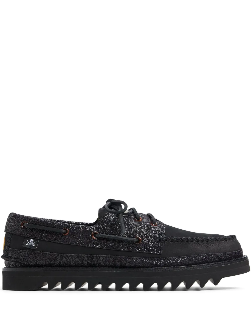 Sperry Top-Sider 3-Eye "Gulfstar" boat shoes | Black | Image 1