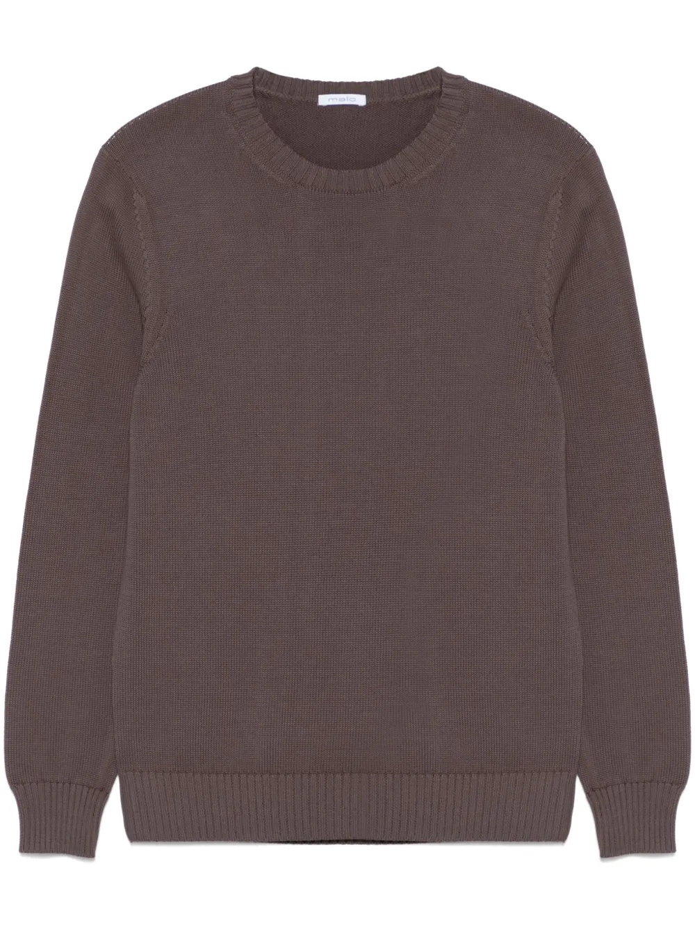 cotton crew-neck sweater