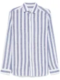 Xacus striped shirt - White