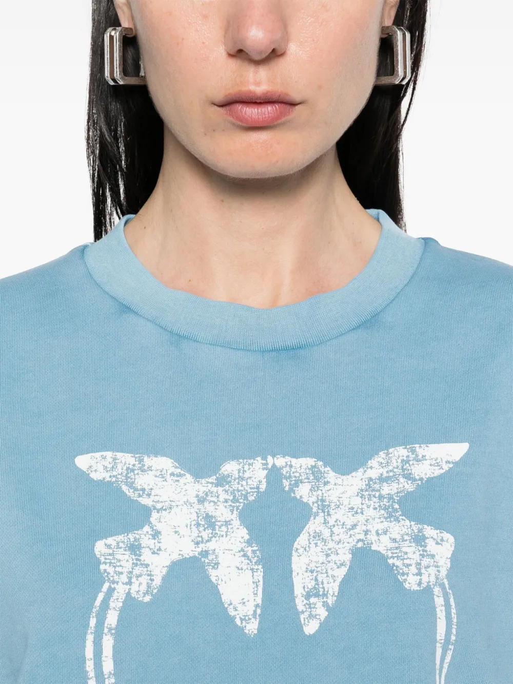 Shop Pinko Mindelo Sweatshirt In 蓝色