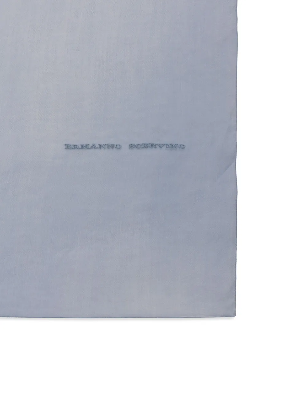Ermanno Scervino Sjaal met geborduurd logo Blauw