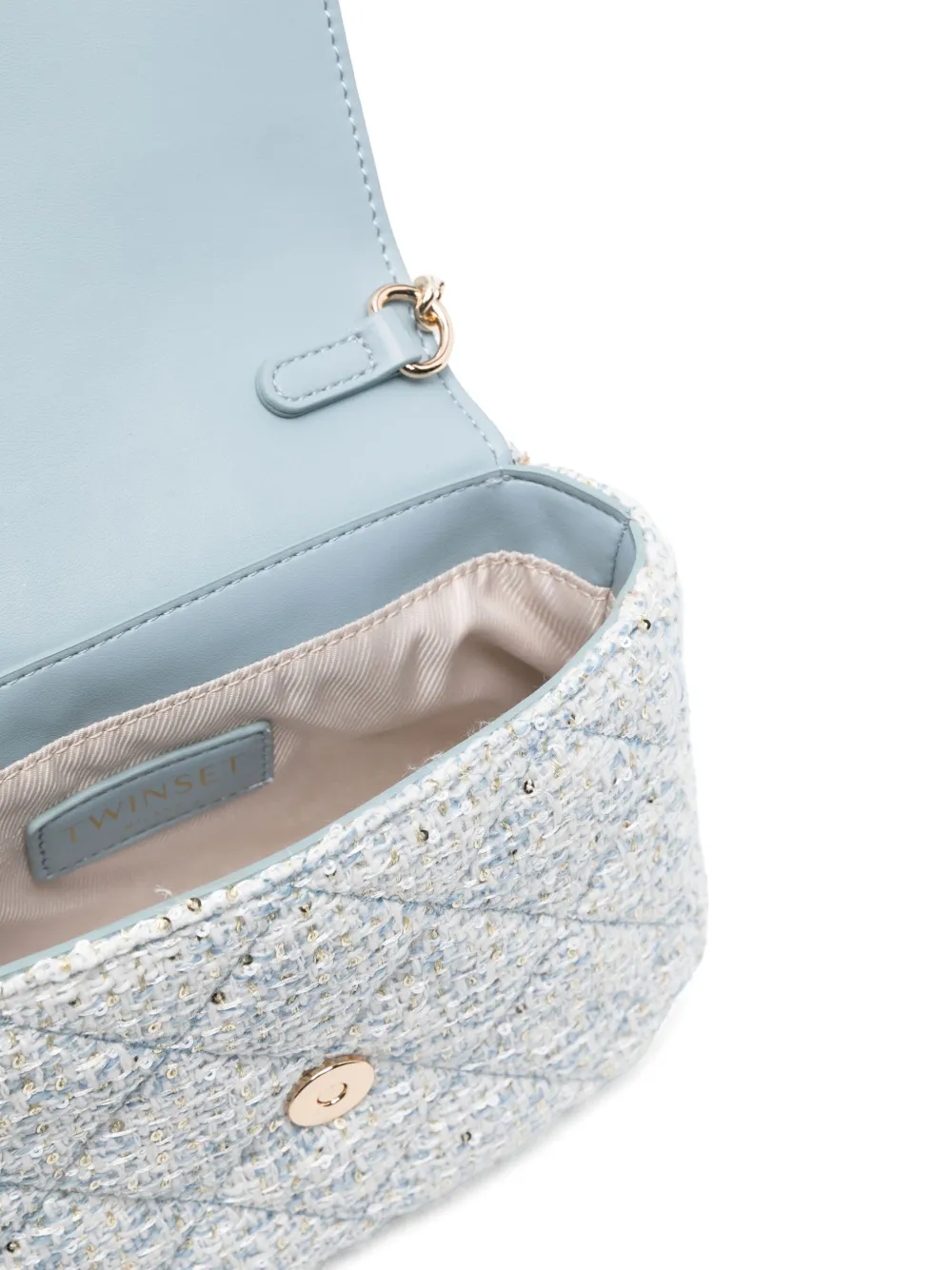 TWINSET Tweed crossbodytas Wit