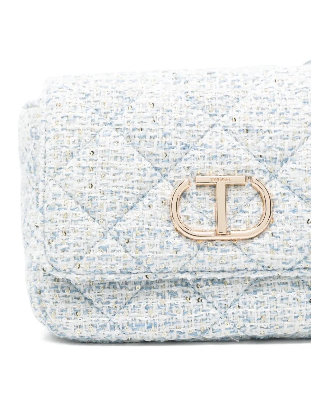 TWINSET Tweed crossbodytas Wit