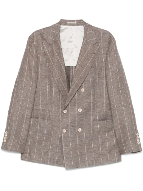 Brunello Cucinelli pinstriped blazer