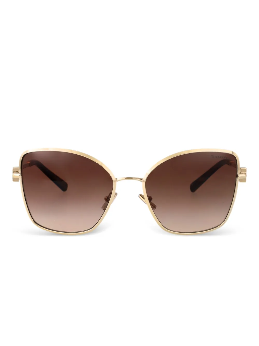 Tiffany & Co Eyewear butterfly-frame sunglasses | Gold | Image 1