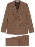 Tagliatore wool suit - Brown