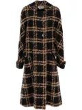 A.N.G.E.L.O. Vintage Cult 1980s wool checked coat - Black