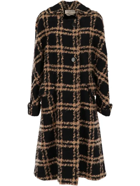 A.N.G.E.L.O. Vintage Cult 1980s karierter Wollmantel