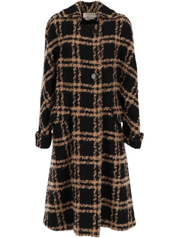 【初期タグ】80's Y's glen check wool long coat 28619942_58105076_600.jpg