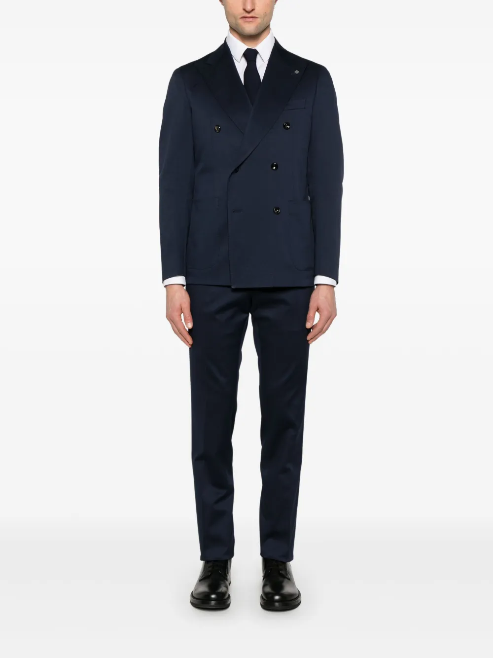 Tagliatore Pak met dubbele rij knopen Blauw