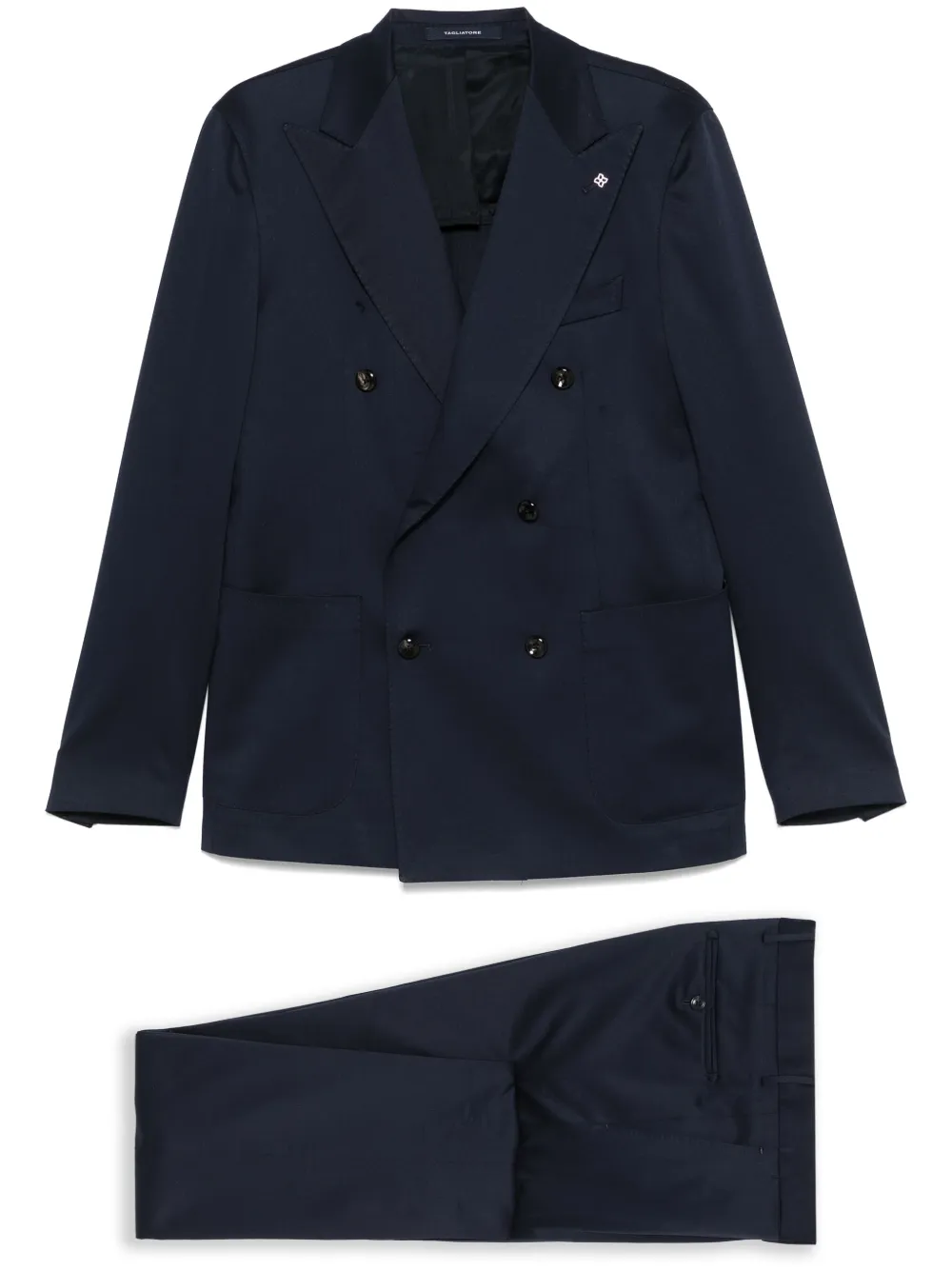 Tagliatore Pak met dubbele rij knopen Blauw