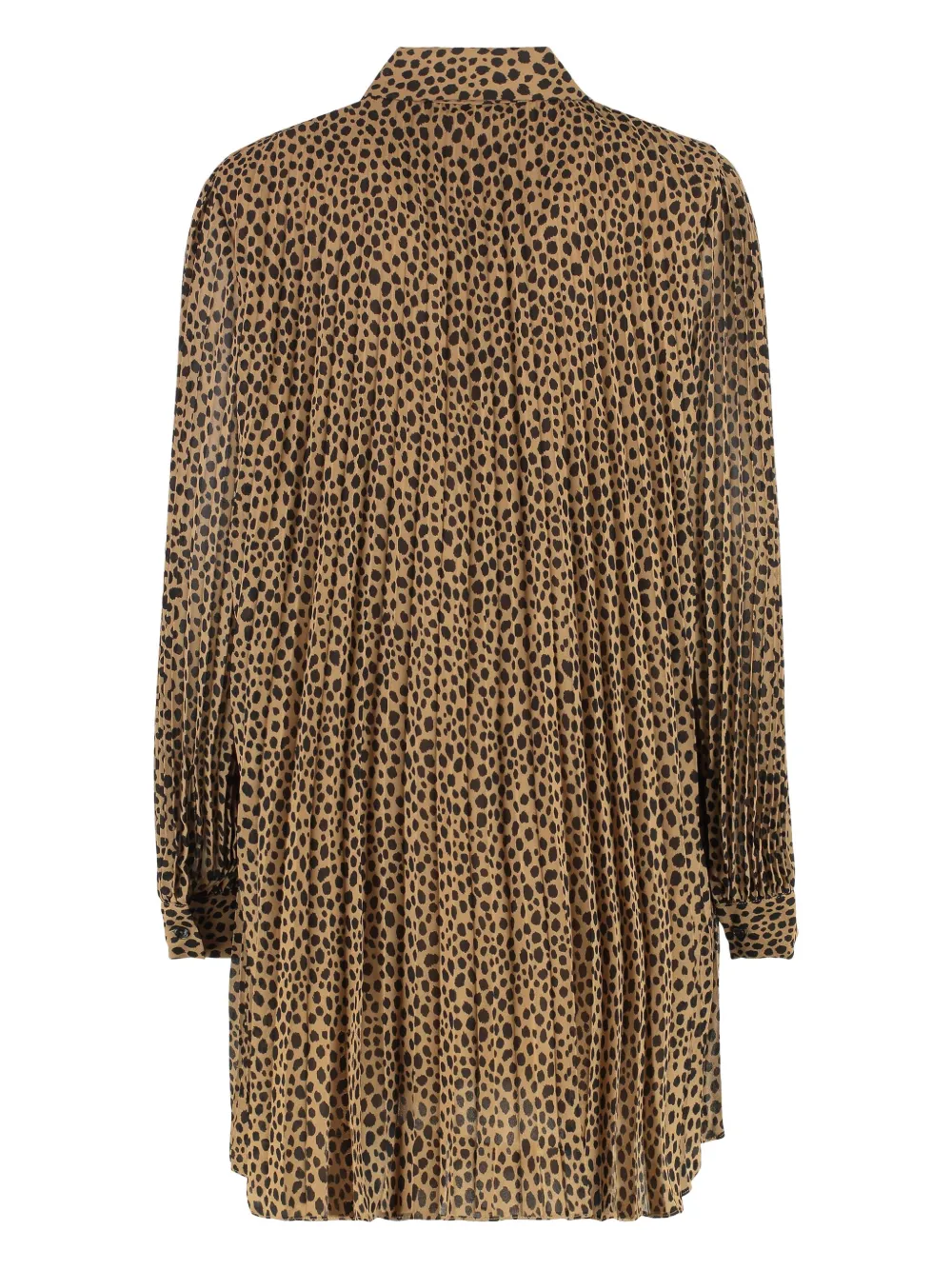 Michael Kors printed pleated dress - Bruin