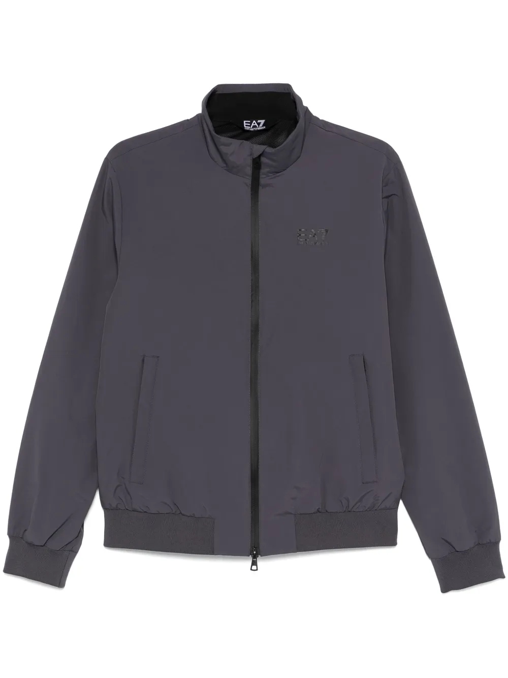 Ea7 Emporio Armani ロゴ ジャケット - グレー Ea7 Emporio Armani ロゴ ジャケット - グレー