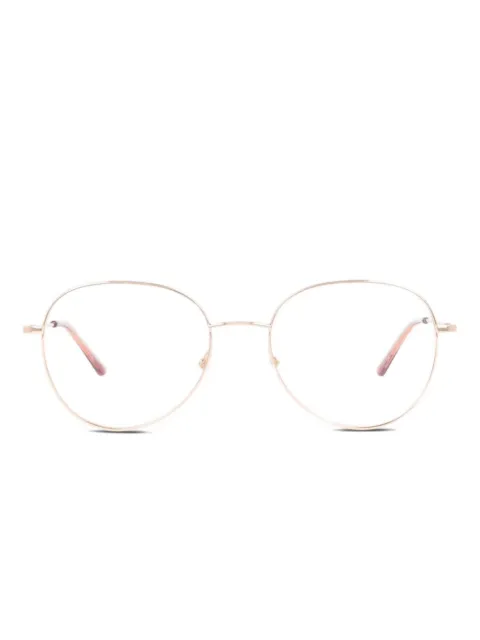 Calvin Klein round-frame metal glasses