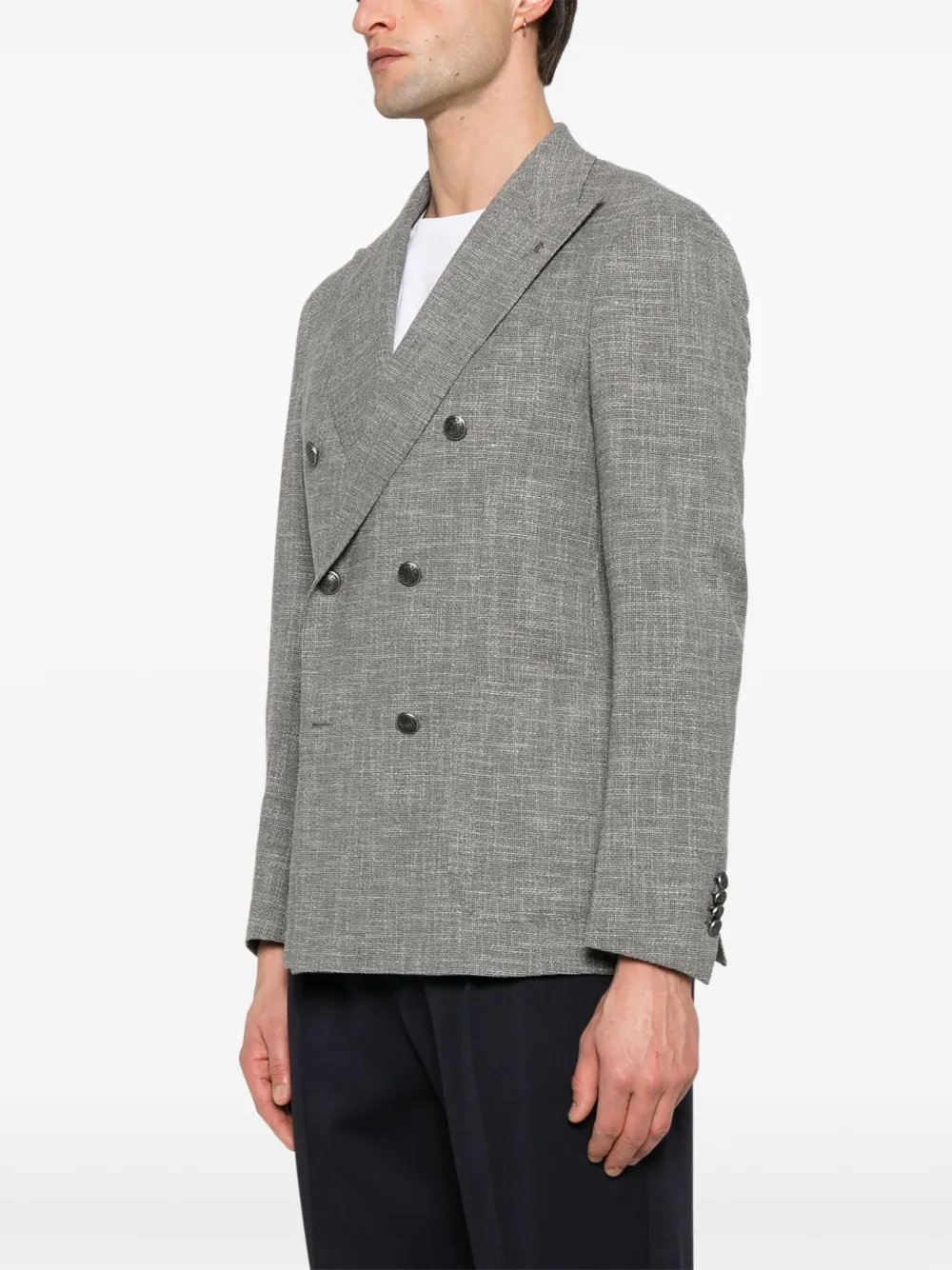 Tagliatore Blazer met textuur Grijs