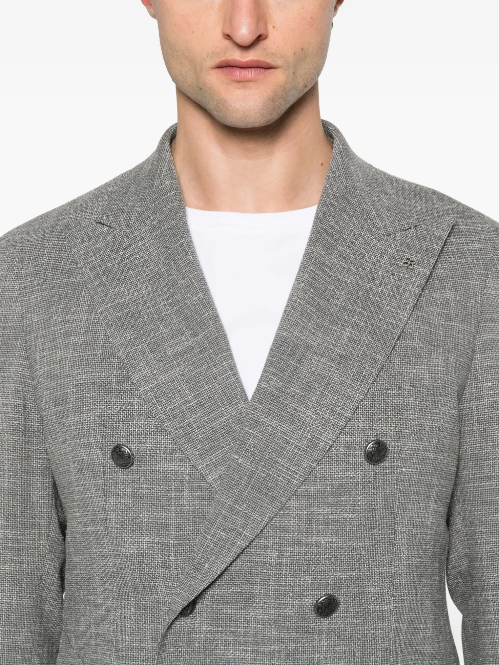 Tagliatore Blazer met textuur Grijs