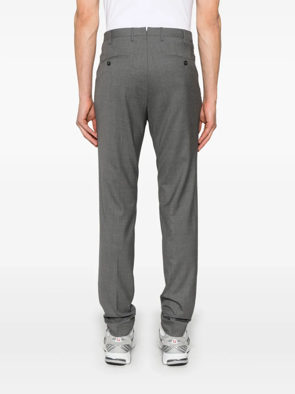 Incotex Broek van scheerwol Grijs