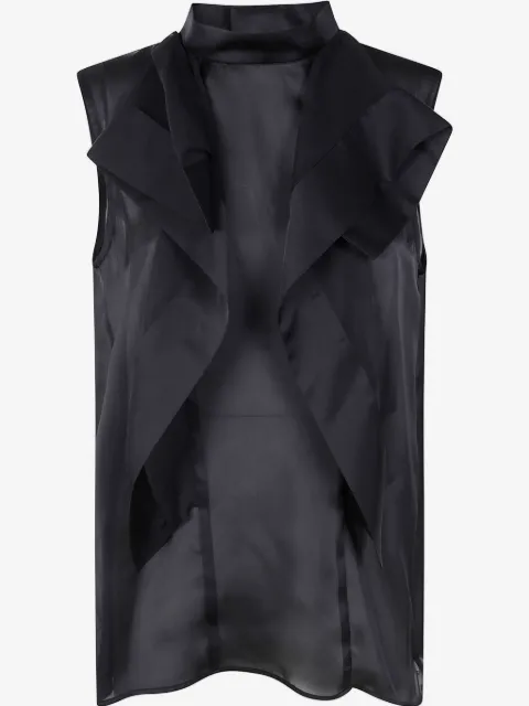 sacai ruffled top