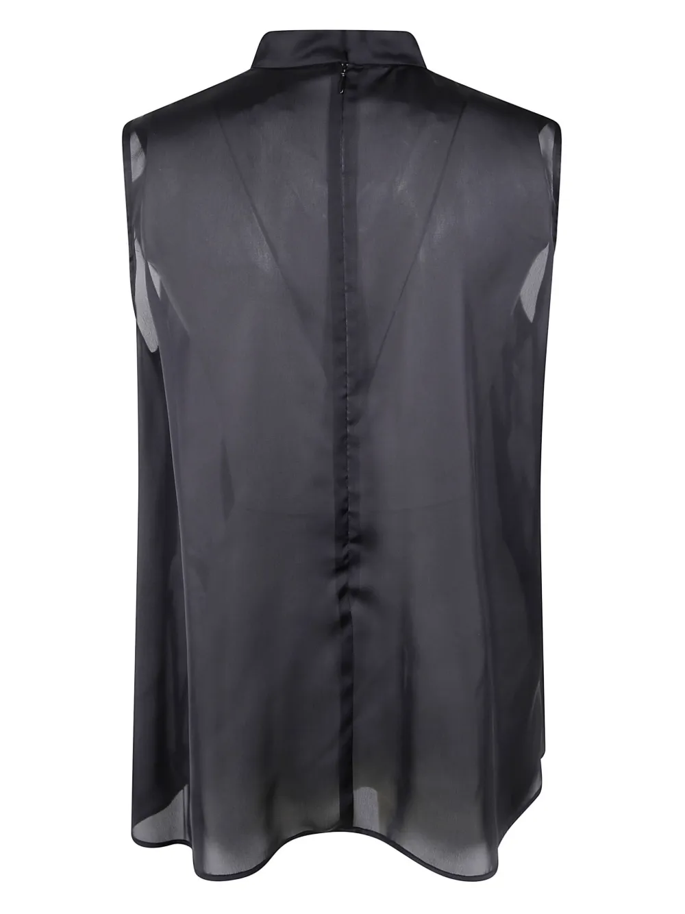 sacai Top met ruches - Zwart