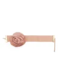 Blumarine georgette rose necklace - Pink