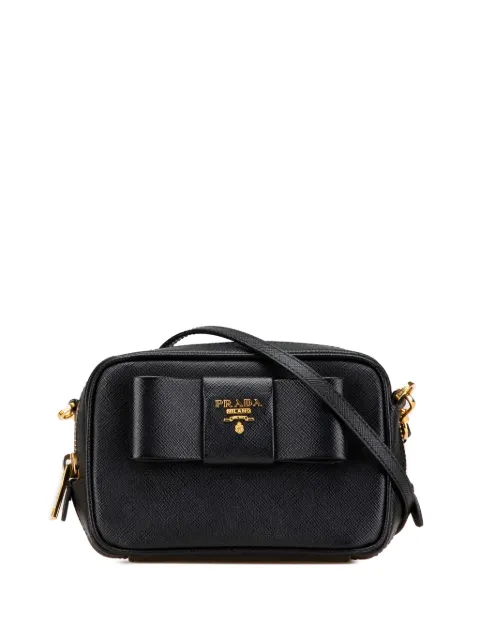 Prada Pre-Owned 2013-2024 Saffiano Fiocco Bow Camera Bag crossbody bag