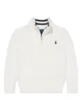 POLO RALPH LAUREN KIDS knitted jumper - White