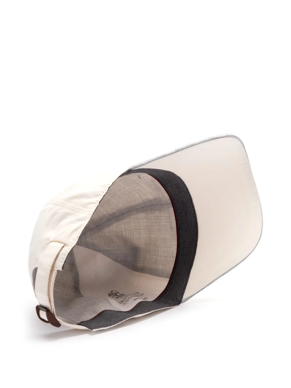 Brunello Cucinelli Honkbalpet met logo Beige