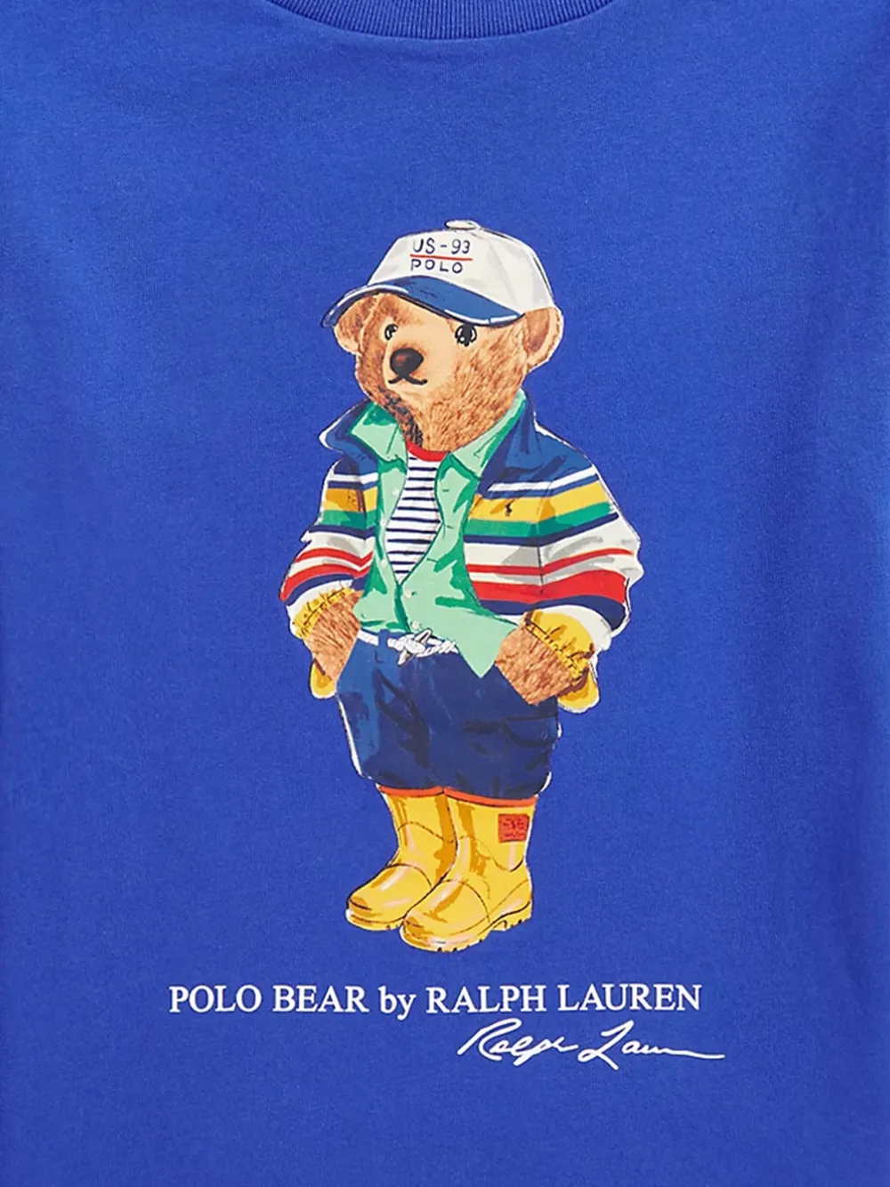 POLO RALPH LAUREN KIDS T-shirt met logo en lange mouwen Blauw