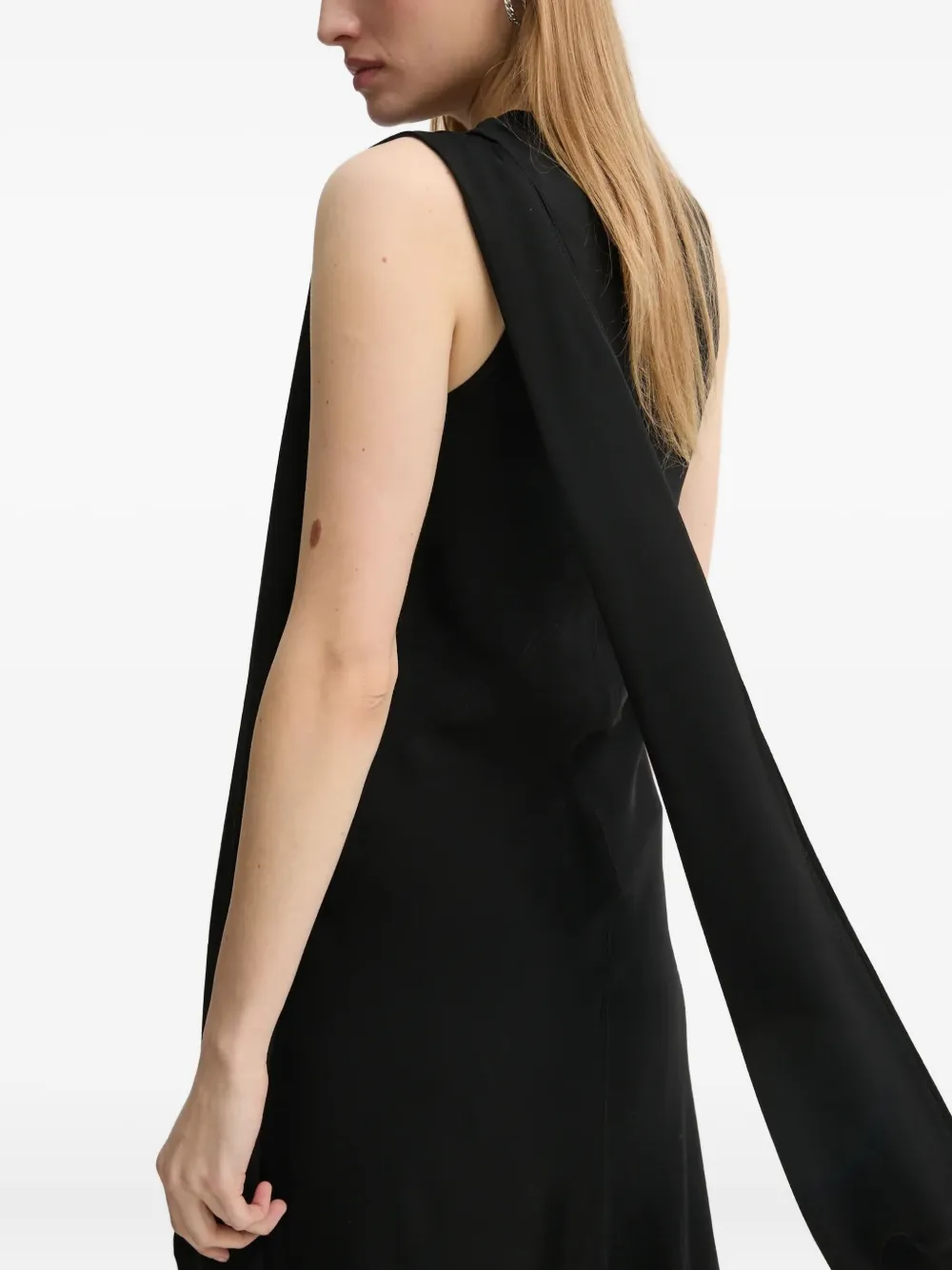 Day Birger Et Mikkelsen V-neck Midi Dress In Black