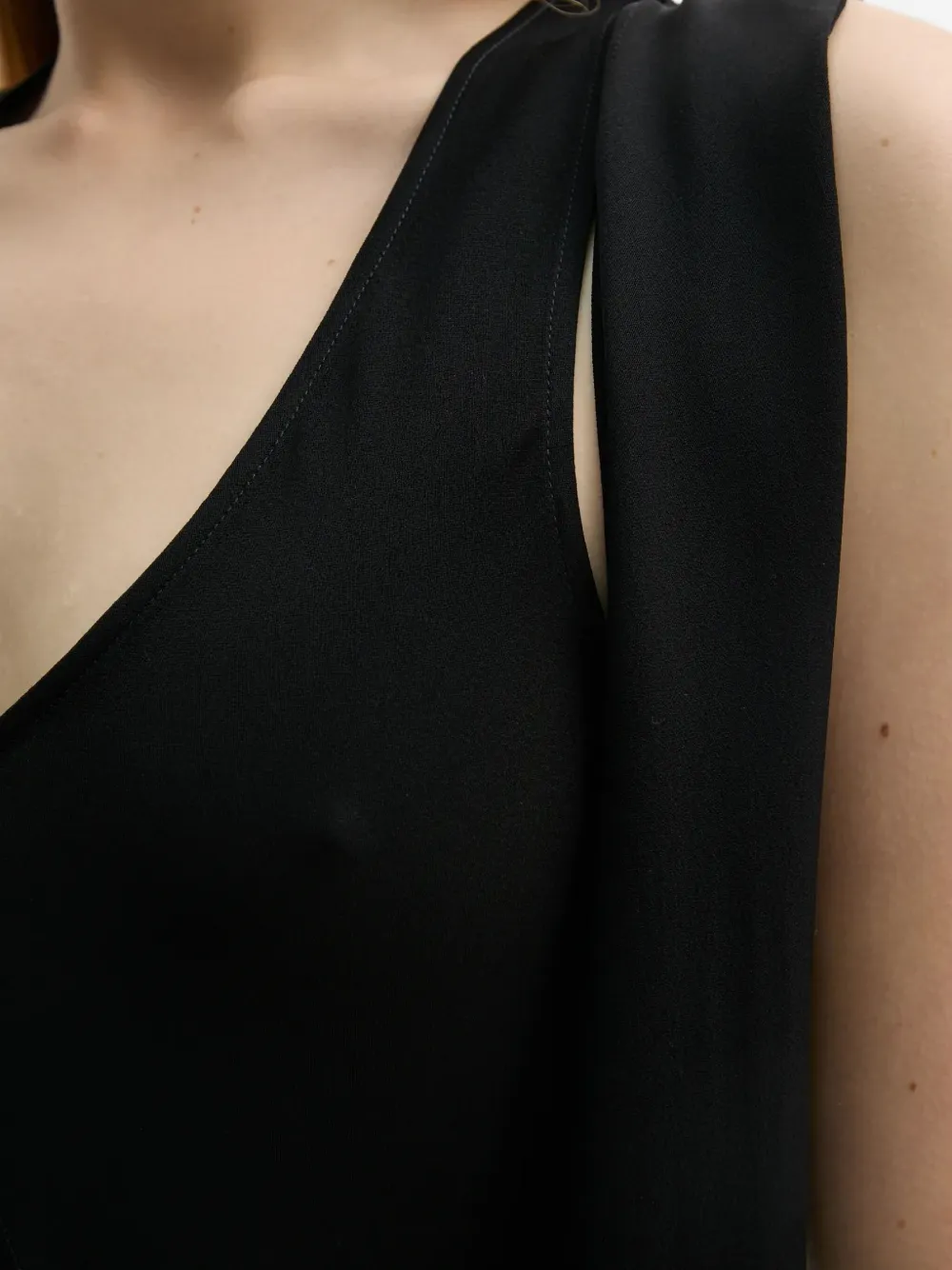Day Birger Et Mikkelsen V-neck Midi Dress In Black