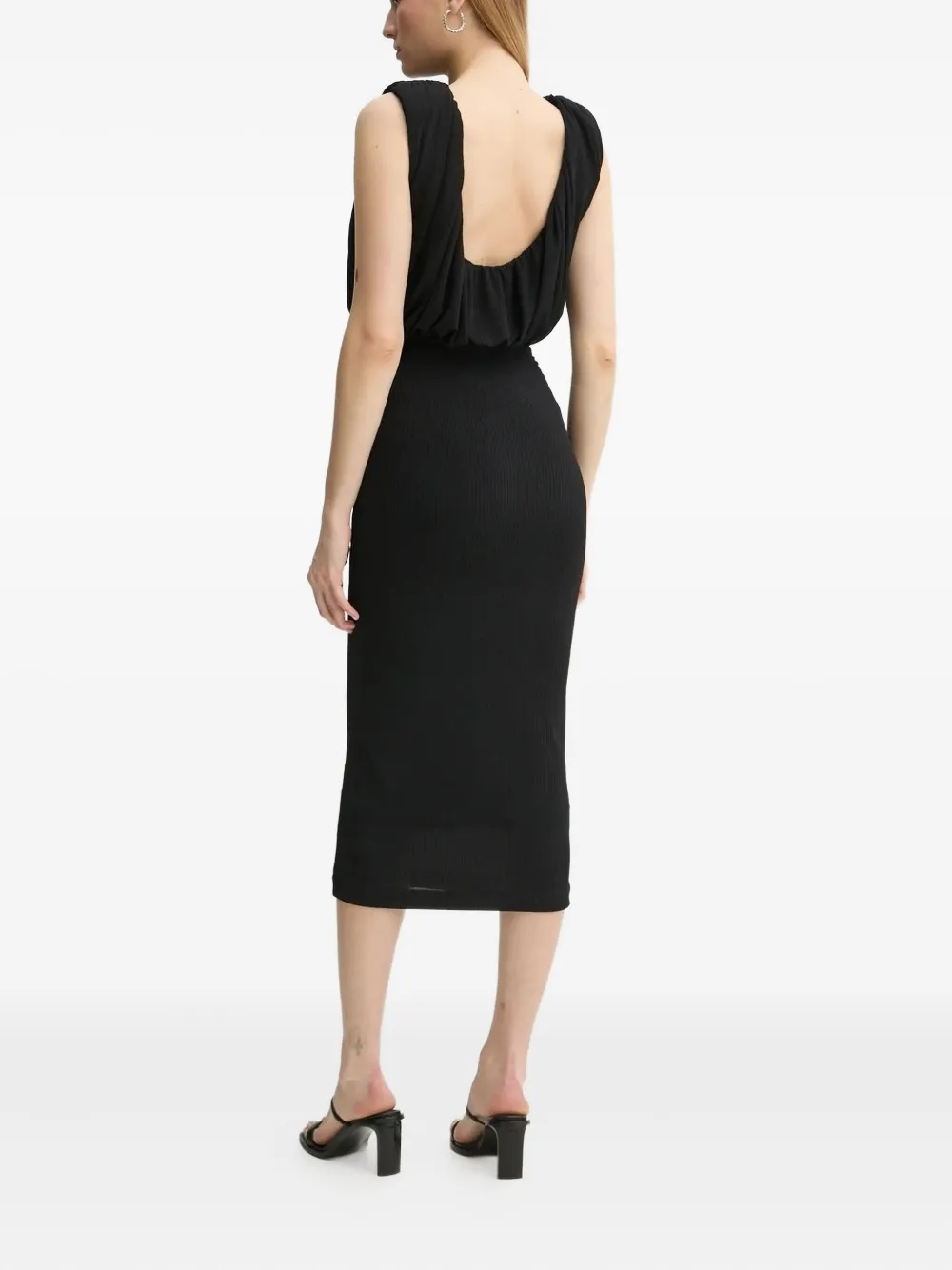 Day Birger Et Mikkelsen Virgine ribbed-knit gathered midi dress | Day Dresses | Image 2