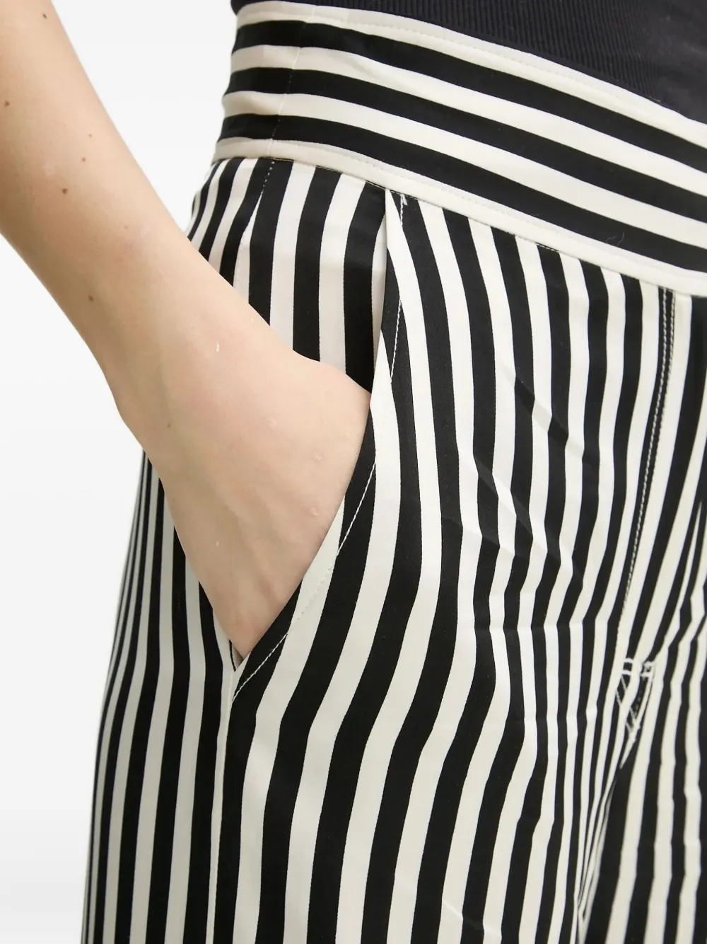 Day Birger Et Mikkelsen Gestreepte broek Zwart