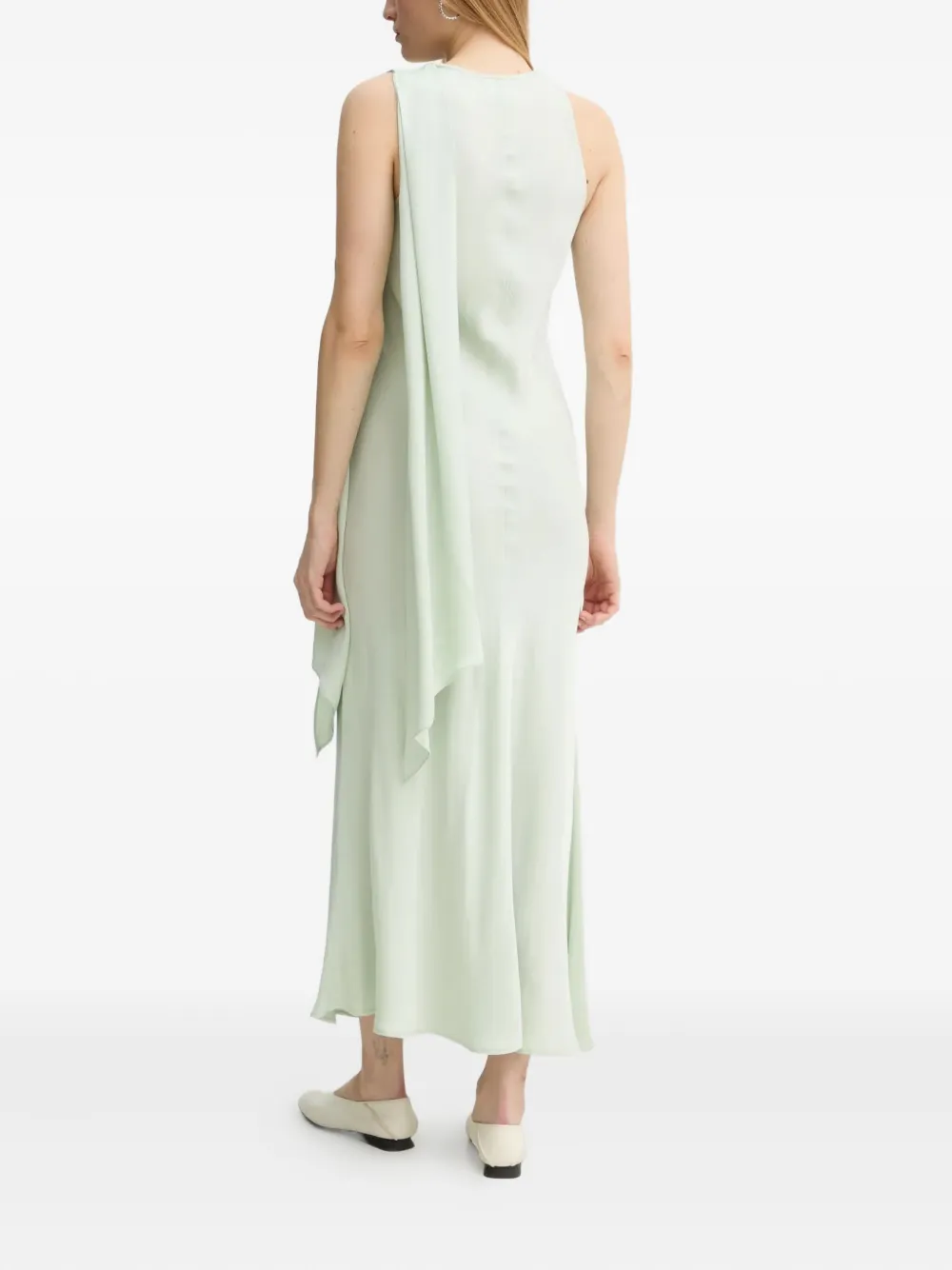 Day Birger Et Mikkelsen V-neck Maxi Dress In Green