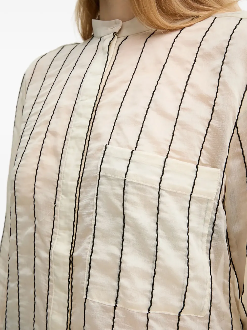 Day Birger Et Mikkelsen Striped Panelled Shirt In Multi