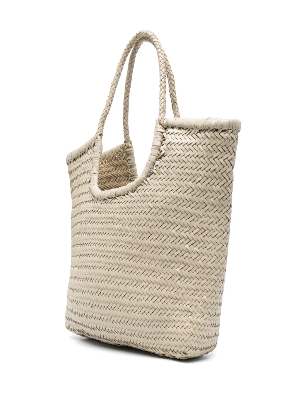 Dragon Diffusion Ns Diagonal Triple Jump Tote Bag In White