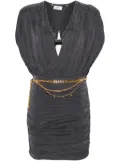 Elisabetta Franchi bralette jersey mini dress - Grey