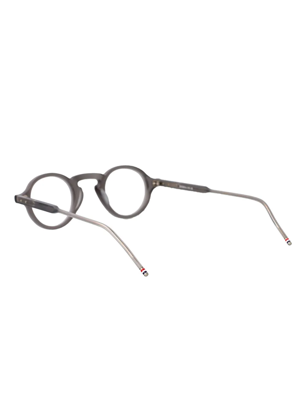 Thom Browne Eyewear Bril met rond montuur Grijs