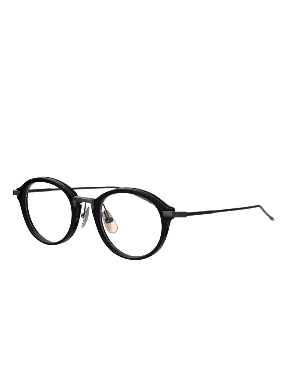 Thom Browne Eyewear round-frame glasses - Zwart