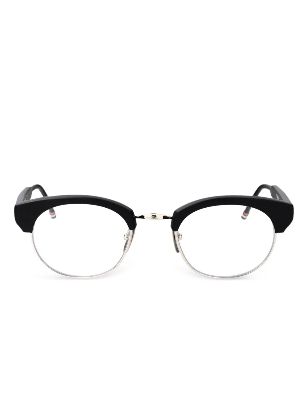 Thom Browne Eyewear lunettes de vue à monture ovale | noir | Image 1