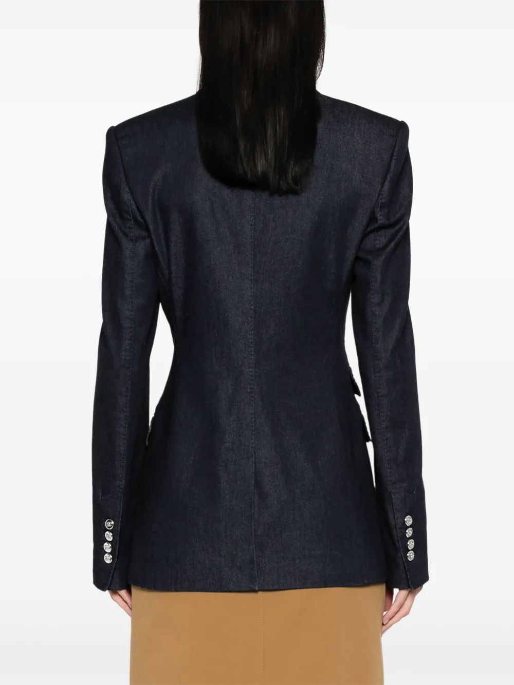 Shop Dolce & Gabbana Denim Blazer In Blue