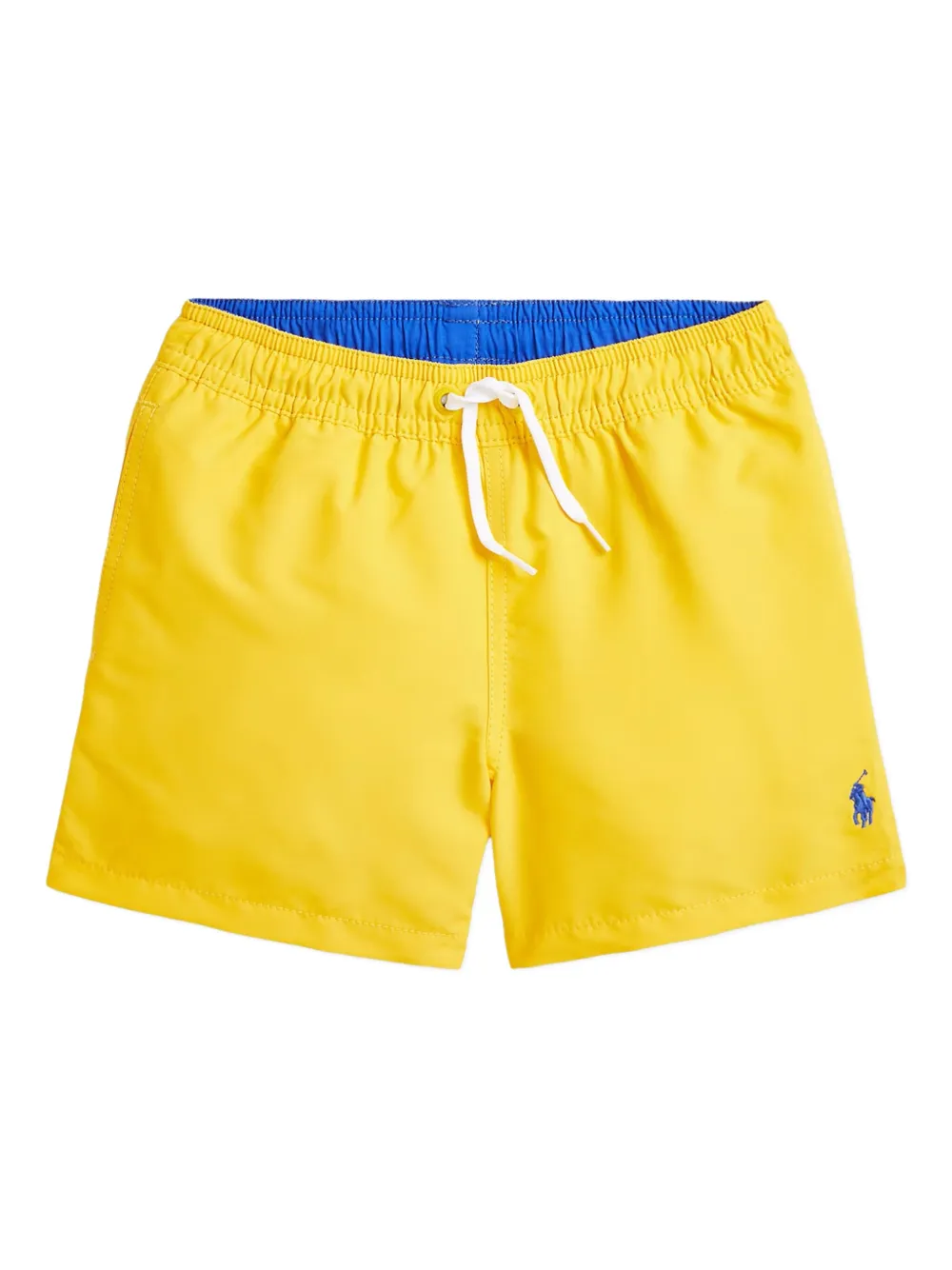 POLO RALPH LAUREN KIDS Shorts met geborduurd logo Geel