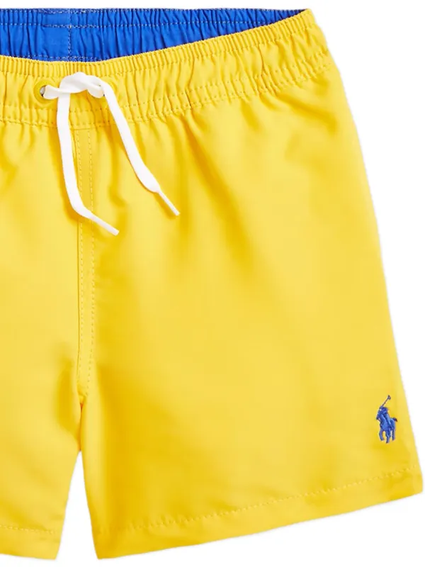 Polo Ralph Lauren Shorts Mens 42 Khacki All Over Crest Logo