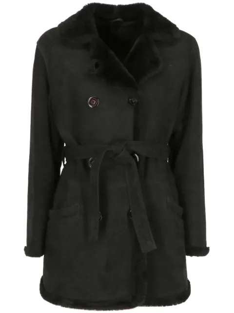 Versace Pre-Owned 1990s suede coat