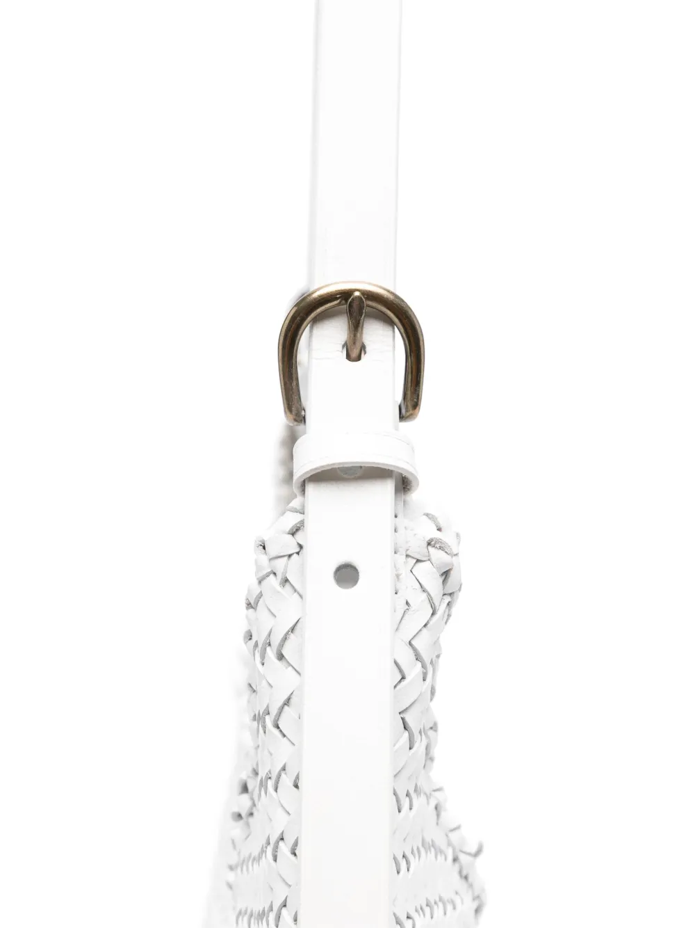 Shop Dragon Diffusion Luna Piena Shoulder Bag In White