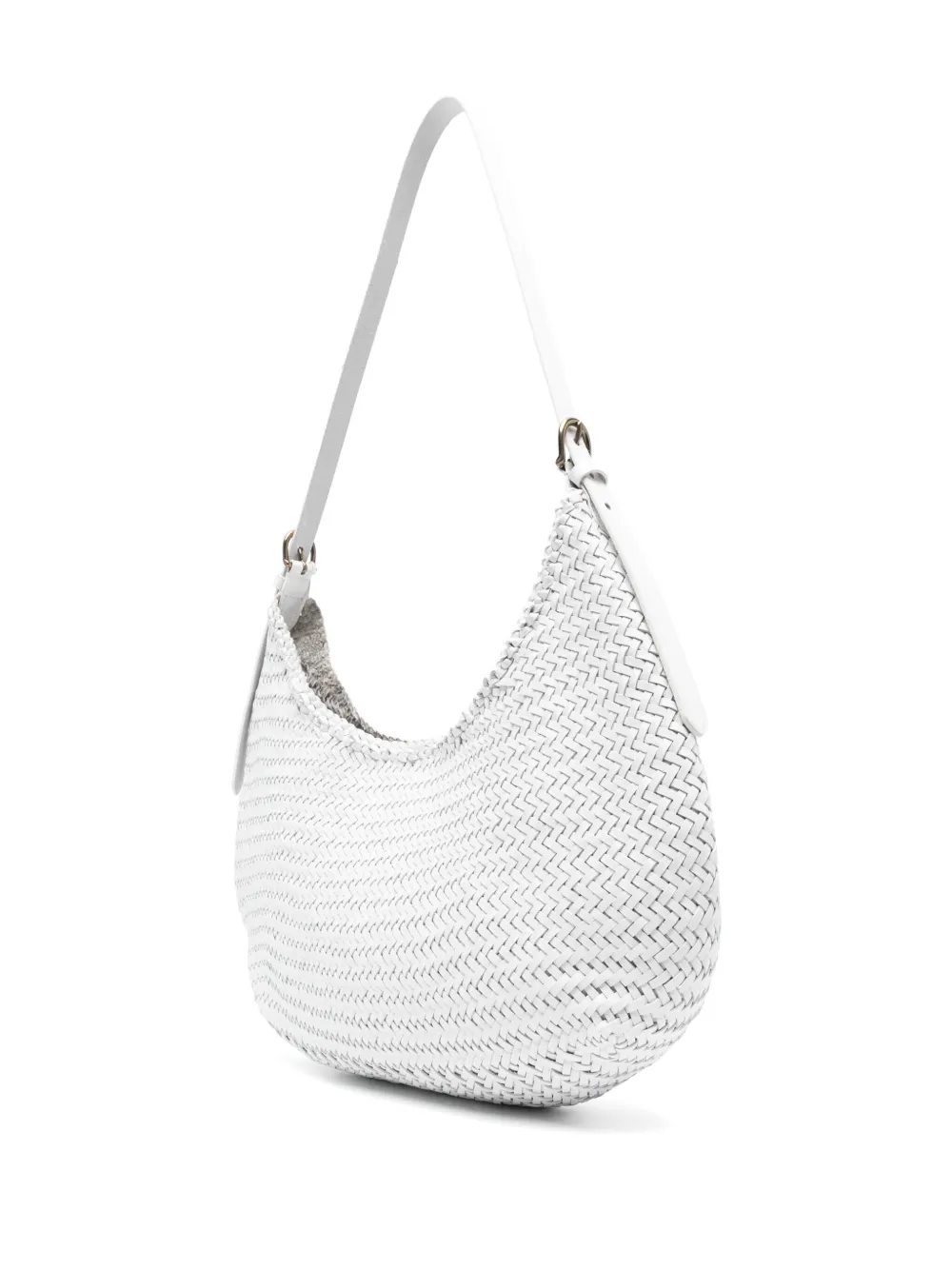 Shop Dragon Diffusion Luna Piena Shoulder Bag In White