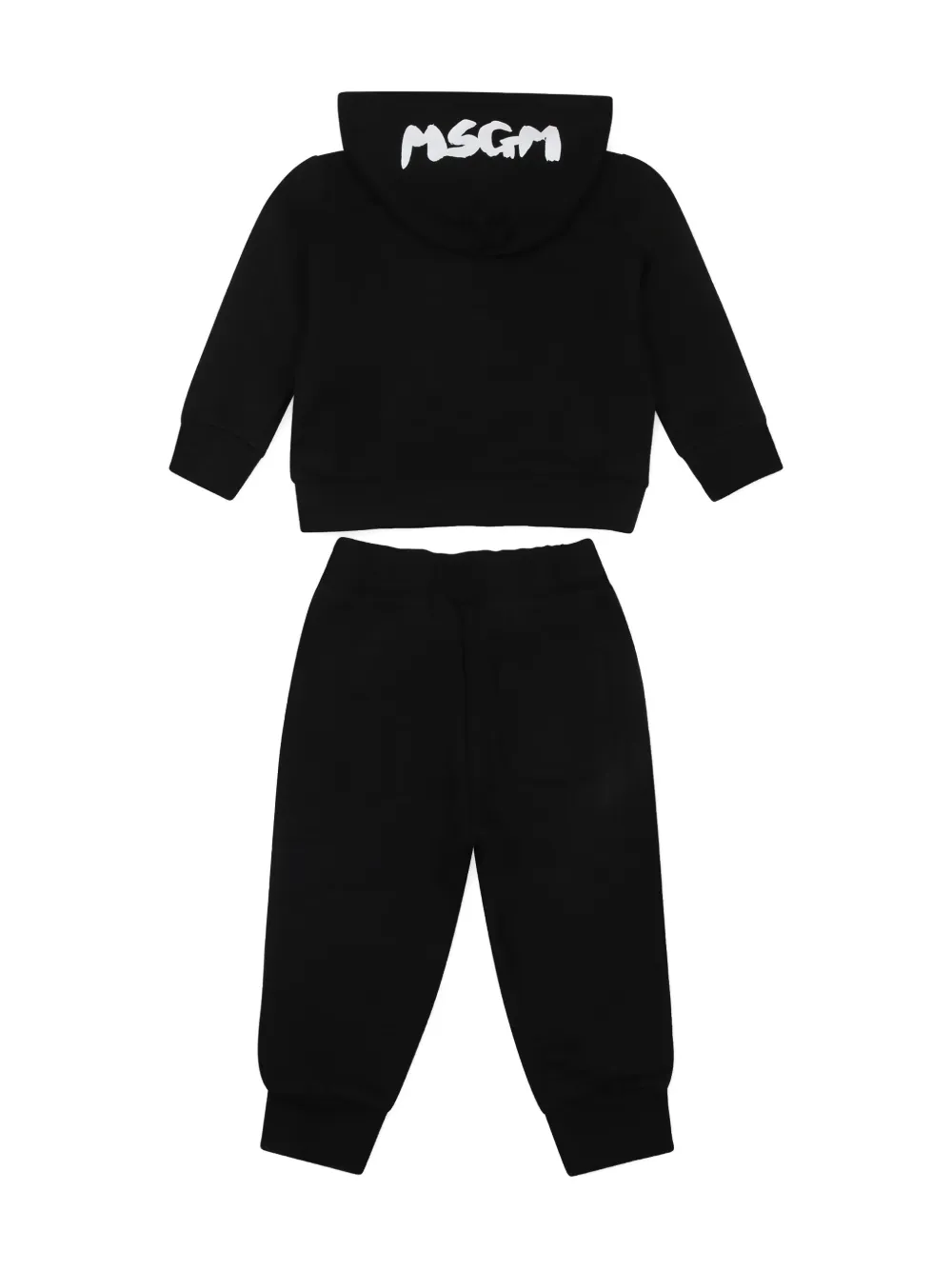 MSGM Kids Katoenen trainingspak Zwart